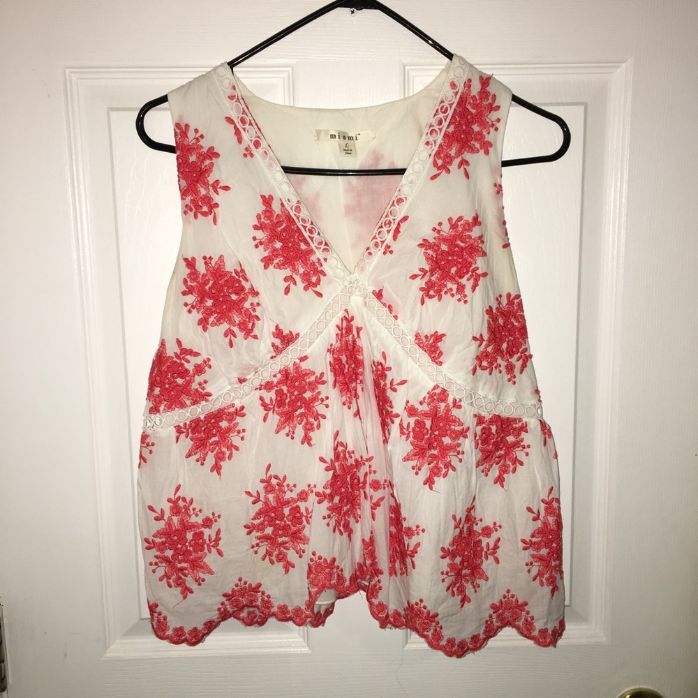 Embroidered top